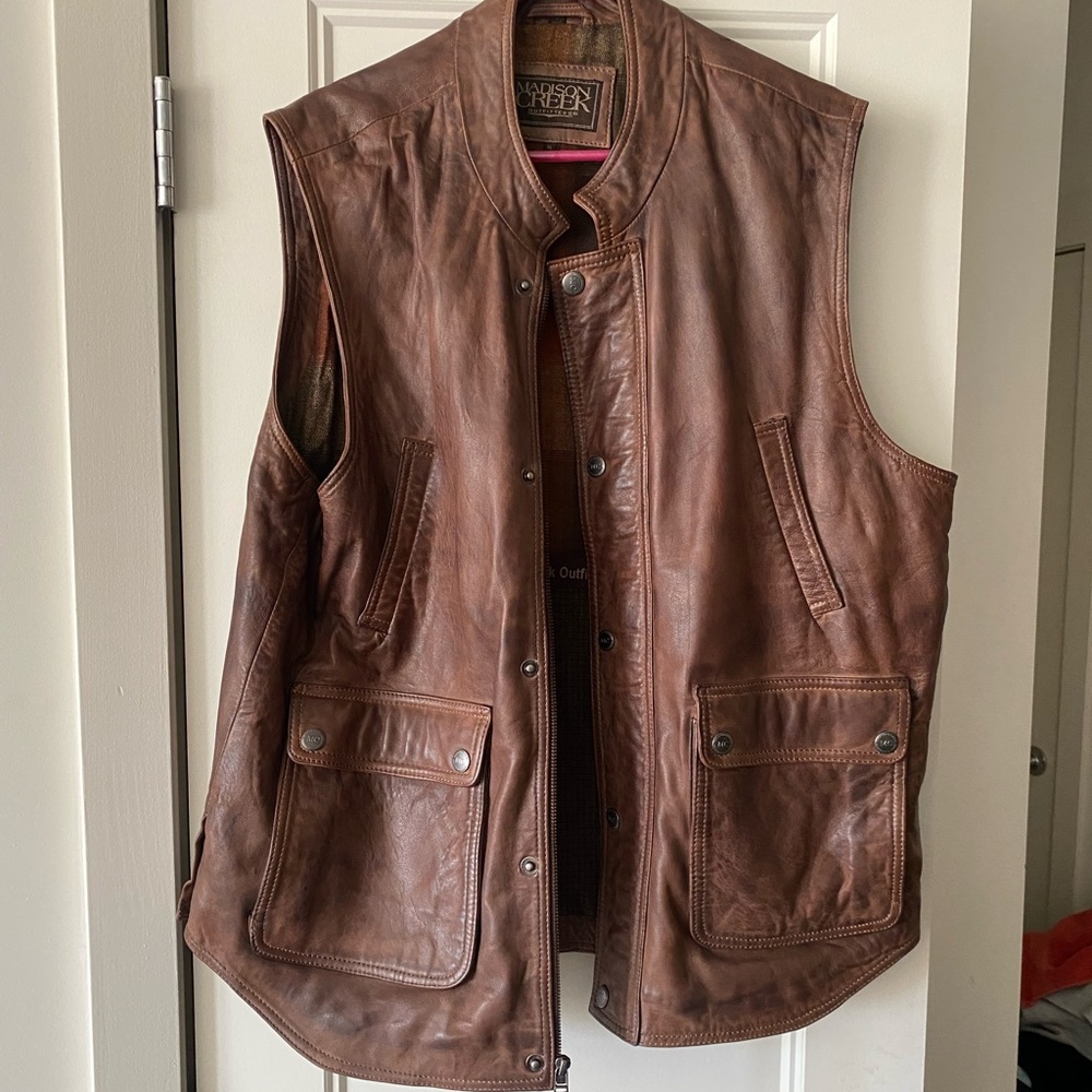 Leather jacket